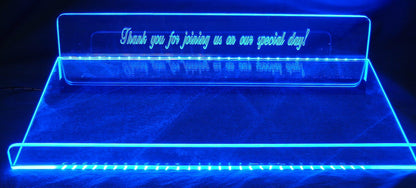 LED Glowing  Signature Book Display 22" x 14" x 3"