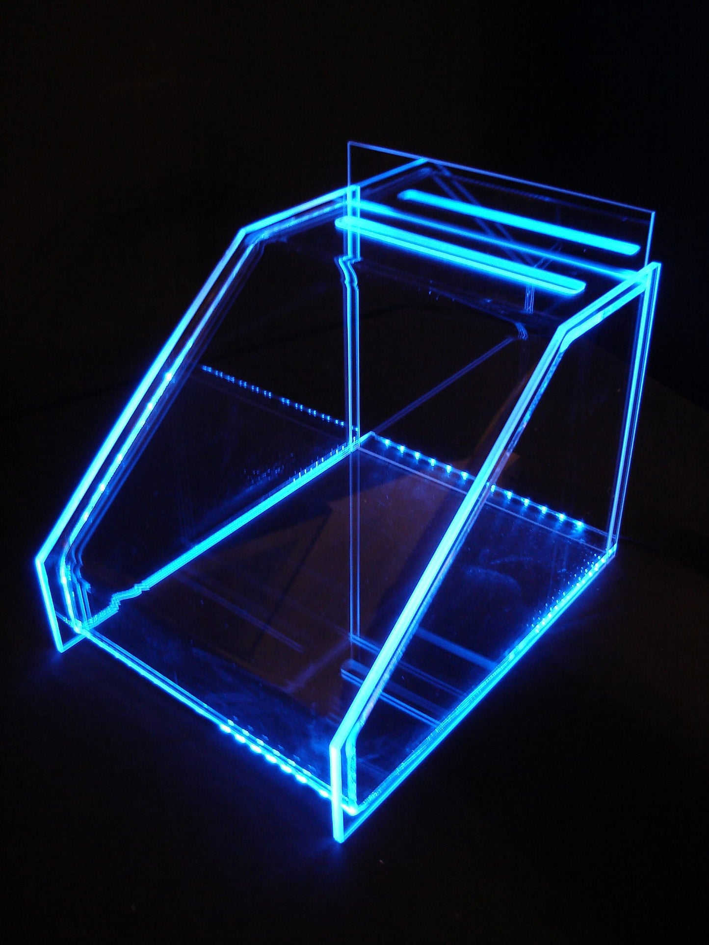 LED Glowing Party /Reception Set...Gift Card Box, 10 Economy Table Numbers, Custom Engraved Sign