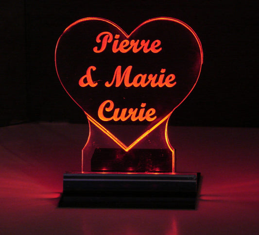 LED Place Setting Sign-Deluxe Style-Large-Personalized-Set of 8