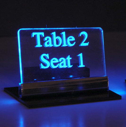 LED Place Setting Sign-Generic-Versatile place setting system.