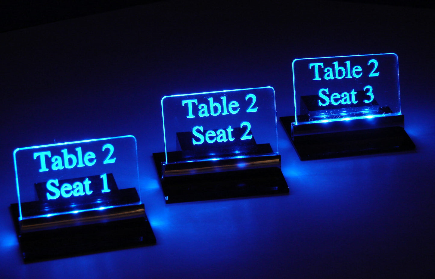 LED Place Setting Sign-Generic-Versatile place setting system.