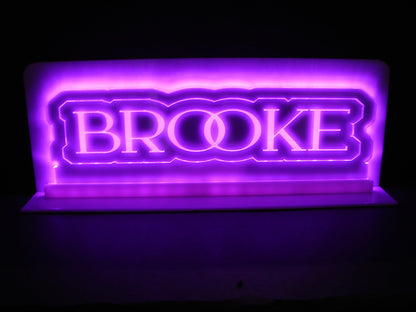 LED Sign-Large Format-24" wide x 12" High-Your Message or Logo-Neon Style Sign