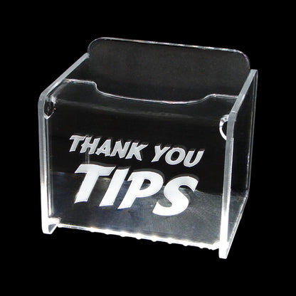 LED Glowing Tip Box- Signboard Font-  Tip Jar -LED Tip Jar -Light up tip Jar -Ballot Box- Card Box- Musician Tip Jar