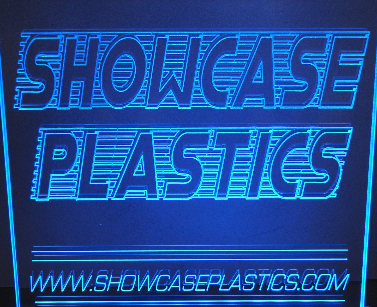 Glowing LED Sign.. . Any message or logo ..Deluxe Model ...Dual Powered ..12" x 8"